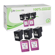 HP 901 Remanufactured Ink Cartridge Five Pack Savings Pack BGI Eco Series Compatible