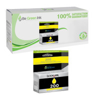 Lexmark 14L0088 (No. 200) OEM Yellow Ink Cartridge BGI Eco Series Compatible
