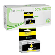 Lexmark 14L0177 (#200XL) OEM Yellow Ink Cartridge BGI Eco Series Compatible