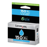Lexmark 14N1615 (150XL) High Yield Cyan Ink Cartridge - OEM Original Genuine