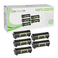 Lexmark 60F1H00 High Yield Five Pack Cartridges Savings Pack BGI Eco Series Compatible