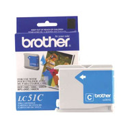 Brother LC51C Cyan Ink Cartridge Original Genuine OEM