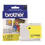 Brother LC51Y Yellow Ink Cartridge Original Genuine OEM
