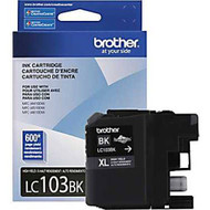 Brother LC103BK High Yield Black Ink Cartridge Original Genuine OEM