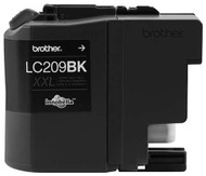 Brother LC209BK Super High Yield Black Ink Cartridge Original Genuine OEM