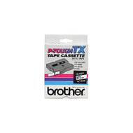 Brother TX2211 Black On White P-Touch Label Tape 3/8" x 50' Original Genuine OEM