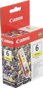 Canon 4708A003 (BCI-6Y) Yellow Ink Cartridge Original Genuine OEM
