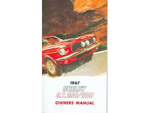 1967 Ford mustang owners manual #3