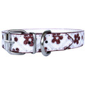 "Sparky" PU Leather Dog Collar (Red)