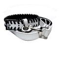 "Weaver" PU Leather Dog Collar & Leash Set (White)