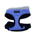 "Captain Pooch" Nautical Stripe Dog Harness (Blue)