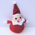 "Santa Paws" Plush Tennis Ball Dog Chew Toy
