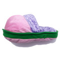 "Big Foot" Plush Dog Toy (Pink)