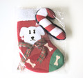 Christmas Stocking and Plush Toy