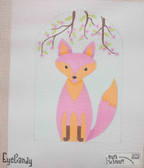 Hand-Painted Needlepoint Canvas - Ruth Schmuff - 8268 - Spring Fox