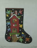 Hand-Painted Needlepoint Canvas - Maggie Co - M-1324 - The Birdies Tree
