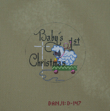 hand painted needlepoint canvas