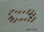 Hand-Painted Needlepoint Canvas - Danji Designs - BP-02 - Candy Cane Bone Ornament