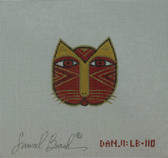 Hand-Painted Needlepoint Canvas - Danji Designs - LB-110 - Cat Face