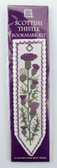 Scottish Thistle Counted Cross Stitch Bookmark Kit