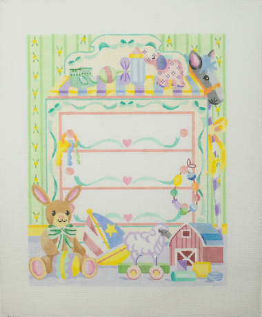 Hand-Painted Needlepoint Canvas - 3363 – Baby's Dresser