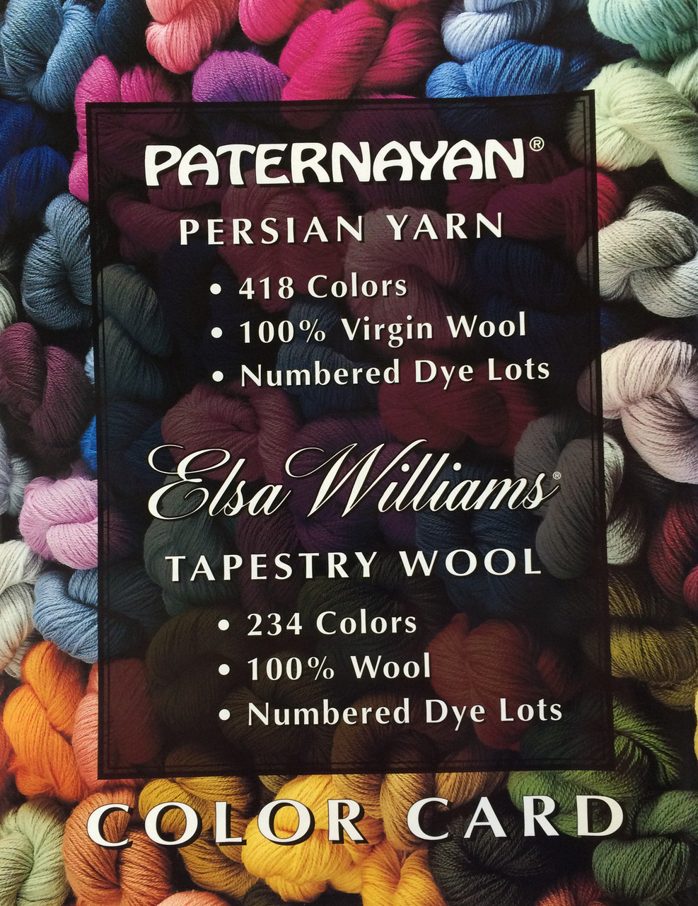 Paternayan Persian Yarn Color Chart