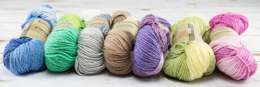Araucania Copiapo Yarn
Choose an option to see what each color looks knit.
70% Cotton, 20% Viscose, 10% Linen
Approx 205 yards per 100g
Knits to 5.5 sts per inch on a US 6.0 needle. DK Weight 