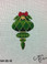 Kelly Clark Needlepoint Canvas - May Emerald Ornament - KAH 05-18