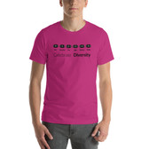 Celebrate Diversity Yarn Weights Short-Sleeve Unisex T-Shirt