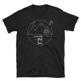 Live Life One Stitch at a Time Dark Short-Sleeve Unisex T-Shirt