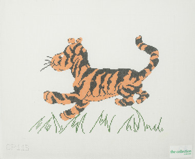 Hand-Painted Needlepoint Canvas - The Collection - CP115 - Tigger
