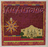 San Antonio Map 14-ct Ruth Schmuff Canvas