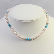 Freshwater pearls with Turquoise Set