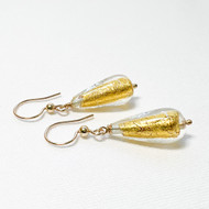 24ct Gold Foiled Murano Earrings