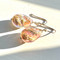 Pink and Gold Murano earrings