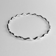 Heavy weight Sterling Silver bangle