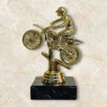 Gold Motorbike on Marble