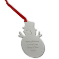 Christmas Snowman Tree Decoration or Gift Label