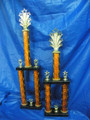 Orange & Black Tall Two Column Awards 2 sizes