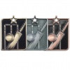 Available in three antique finishes bronze, silver, gold