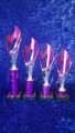 silver purple flame set 