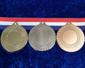 TW bronze, silver or gold medal with ribbon