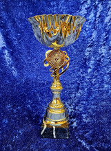 Large fluted bowl gold sale cup