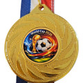 50mm World Cup medal with ribbon
