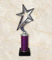 11.5" sale silver/purple star award
