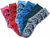 AWST  Horse Heads Crew Socks