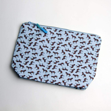 Horses on Blue