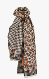 Snaffle Bit and Houndstooth Scarf/Shawl