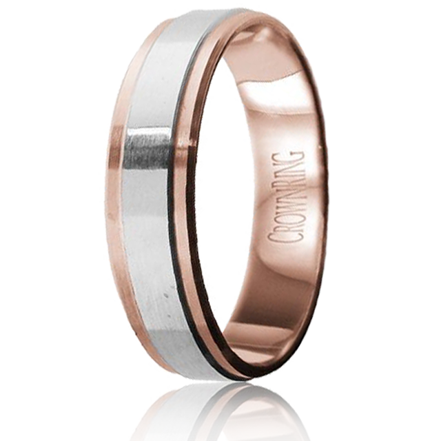 Crownring Light Weight 5 5mm Rose Gold Ring Lb 2013wr American