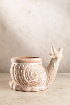 Snail Terracotta Pot